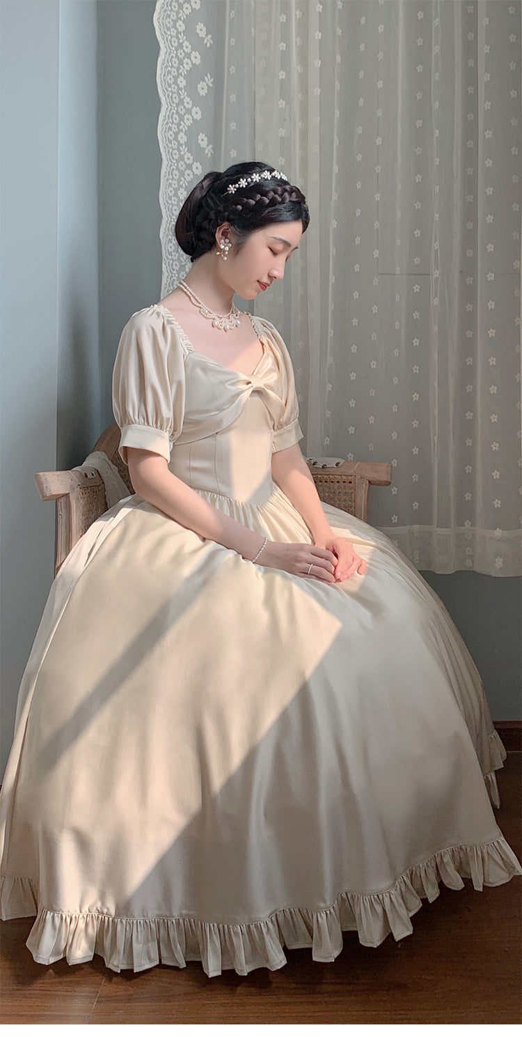 Beleganty~Miss Rebecca~Pure Color Elegant Lolita OP Dress 204:65519