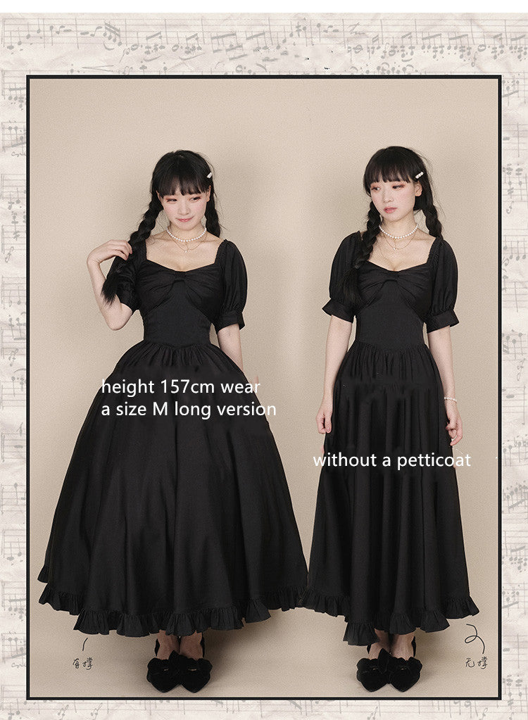 Beleganty~Miss Rebecca~Pure Color Elegant Lolita OP Dress 204:65527