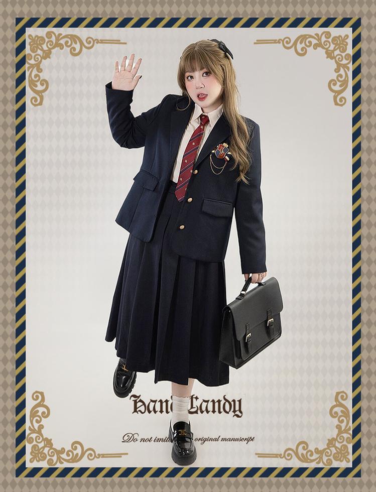 Yingtang - Plus Size Lolita JK Suit Royal College Vintage