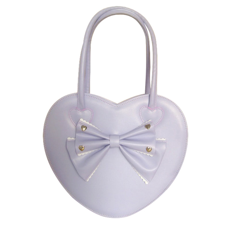 Loris~Heart Shape Lolita Bag Multicolors free size purple 
