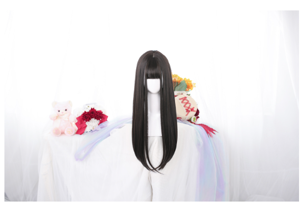 Dalao Home - Lolita JaneNye 65cm Straight Wig Black