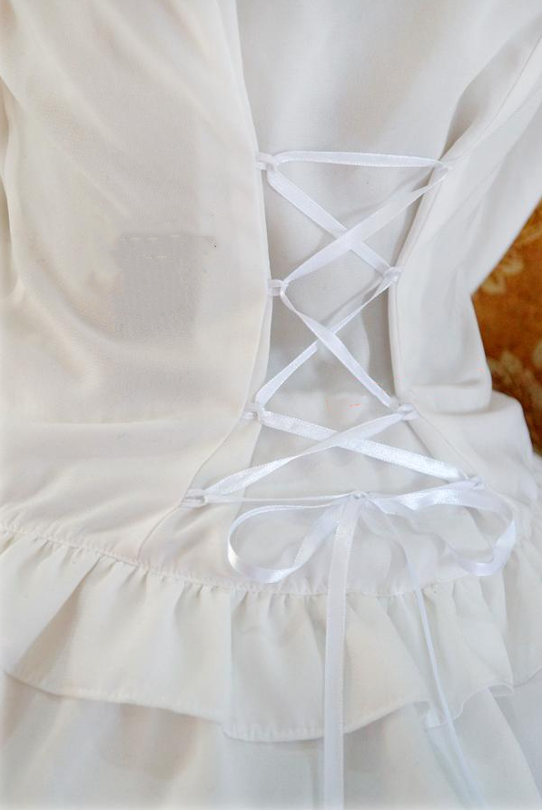 Strawberry Witch - Elegant Lace-Up Back Lolita Blouse