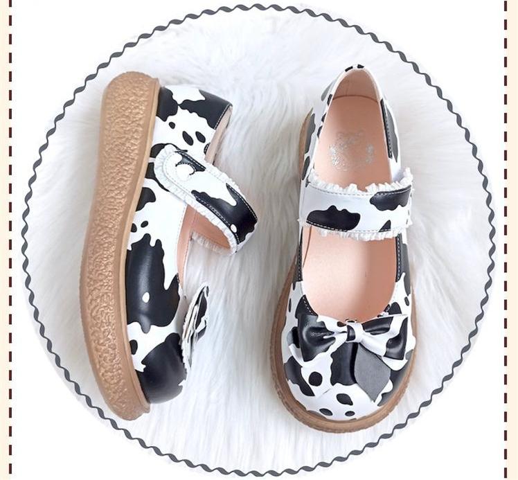 (Buyforme)Lixing Luo~Cute Milkmaid Round Toe Multicolor Lolita Shoes 12250:137256