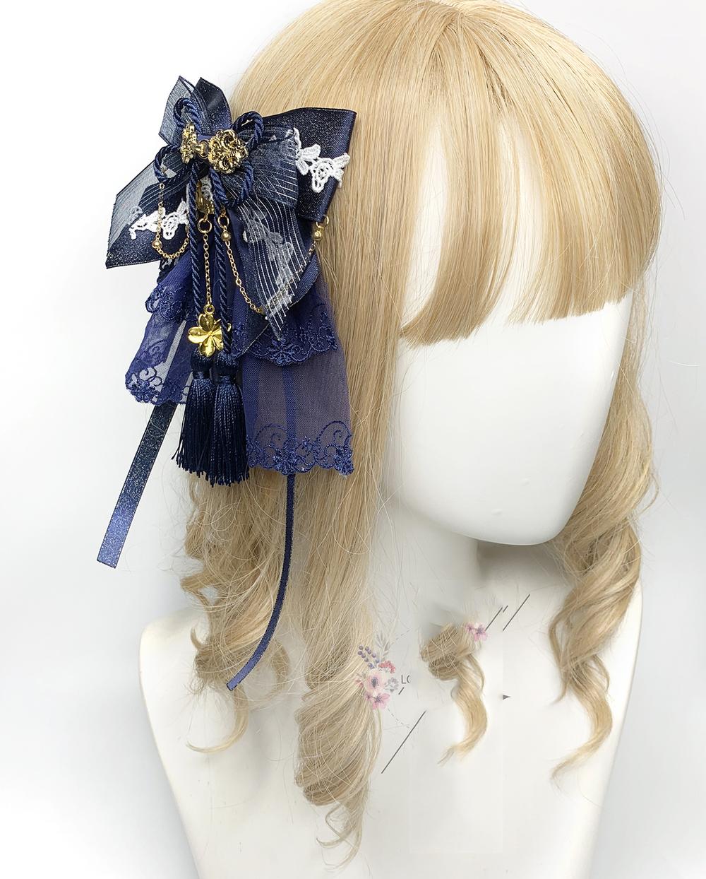 QianYe - Qi Lolita Tassel Hairclip Headdress