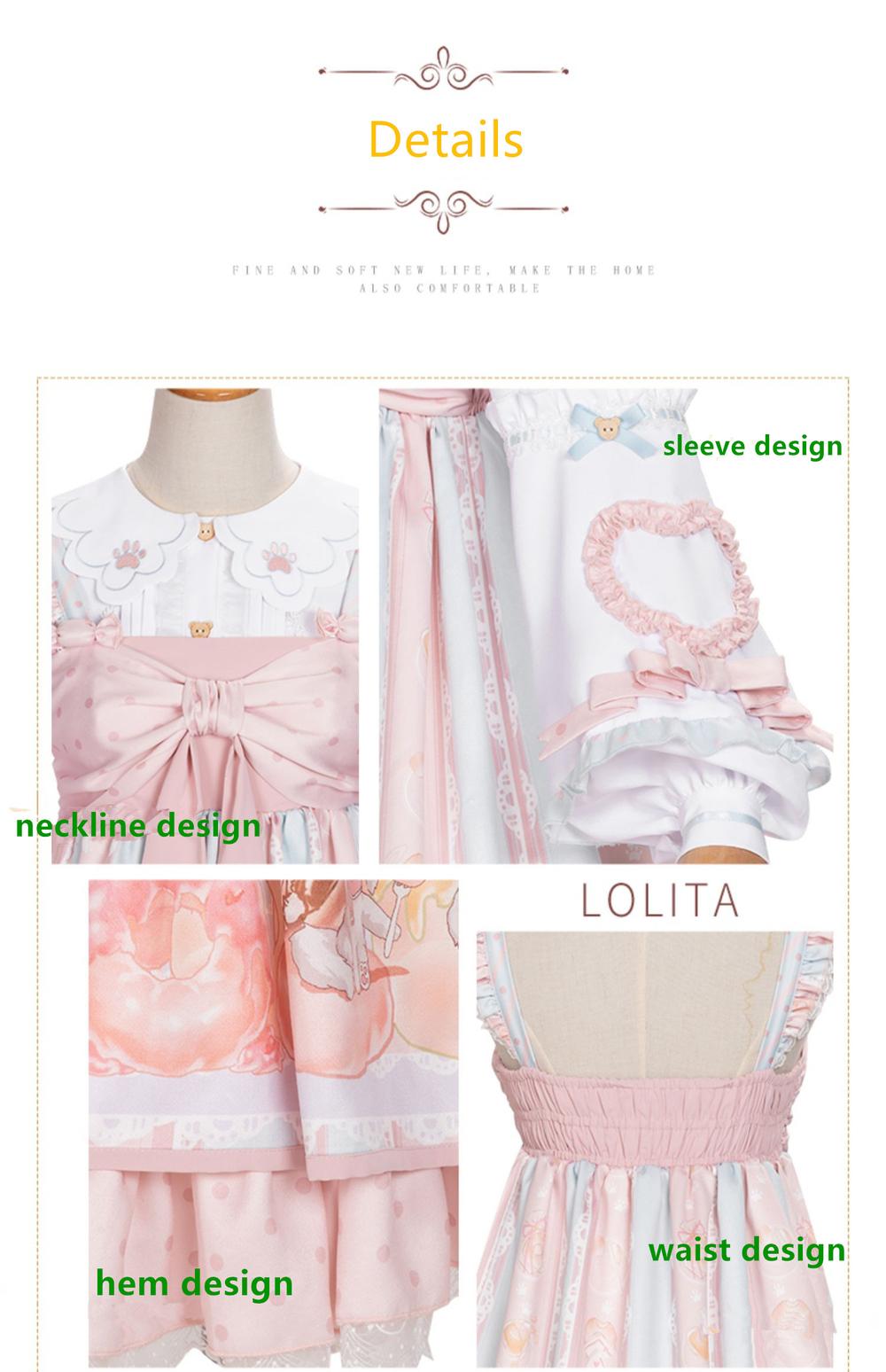 YingLuoFu - Sweet Lolita Princess Jumper Dress