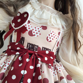 Confession Balloon - Sweet Lolita Chocolate Kawaii Daily Lolita JSK
