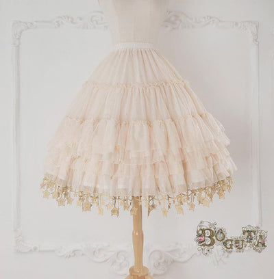 Boguta ~ Starry Night~60/70/80cm A-line Lolita Petticoat length 70cm ivory 