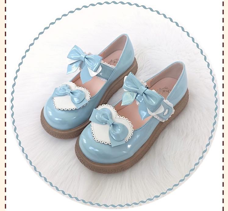 (Buyforme)Lixing Luo~Cute Milkmaid Round Toe Multicolor Lolita Shoes 12250:137250