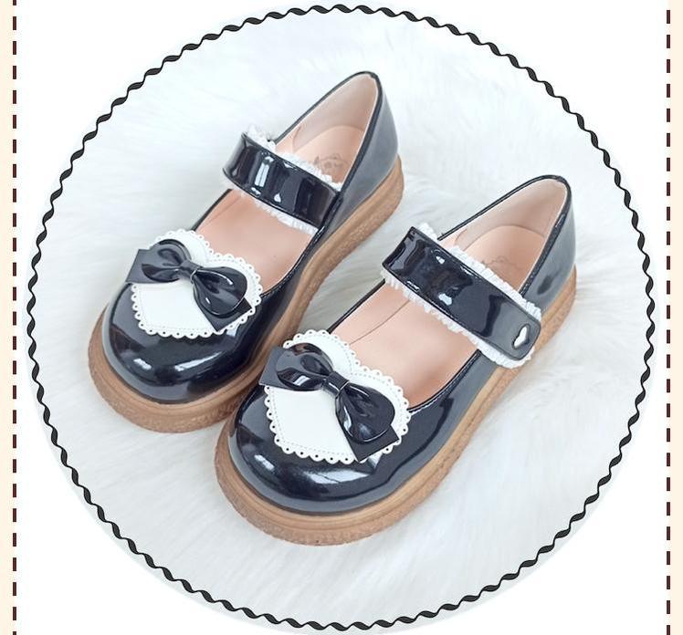(Buyforme)Lixing Luo~Cute Milkmaid Round Toe Multicolor Lolita Shoes 12250:137266