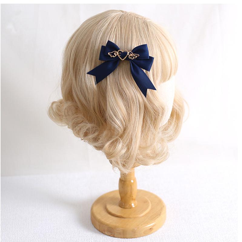 Xiaogui - Handmade Kawaii Bow Clips Brooch Multicolors