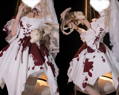 Sing a lullaby for you - Romeo - Halloween Gothic Lolita Blood Stained Lolita OP