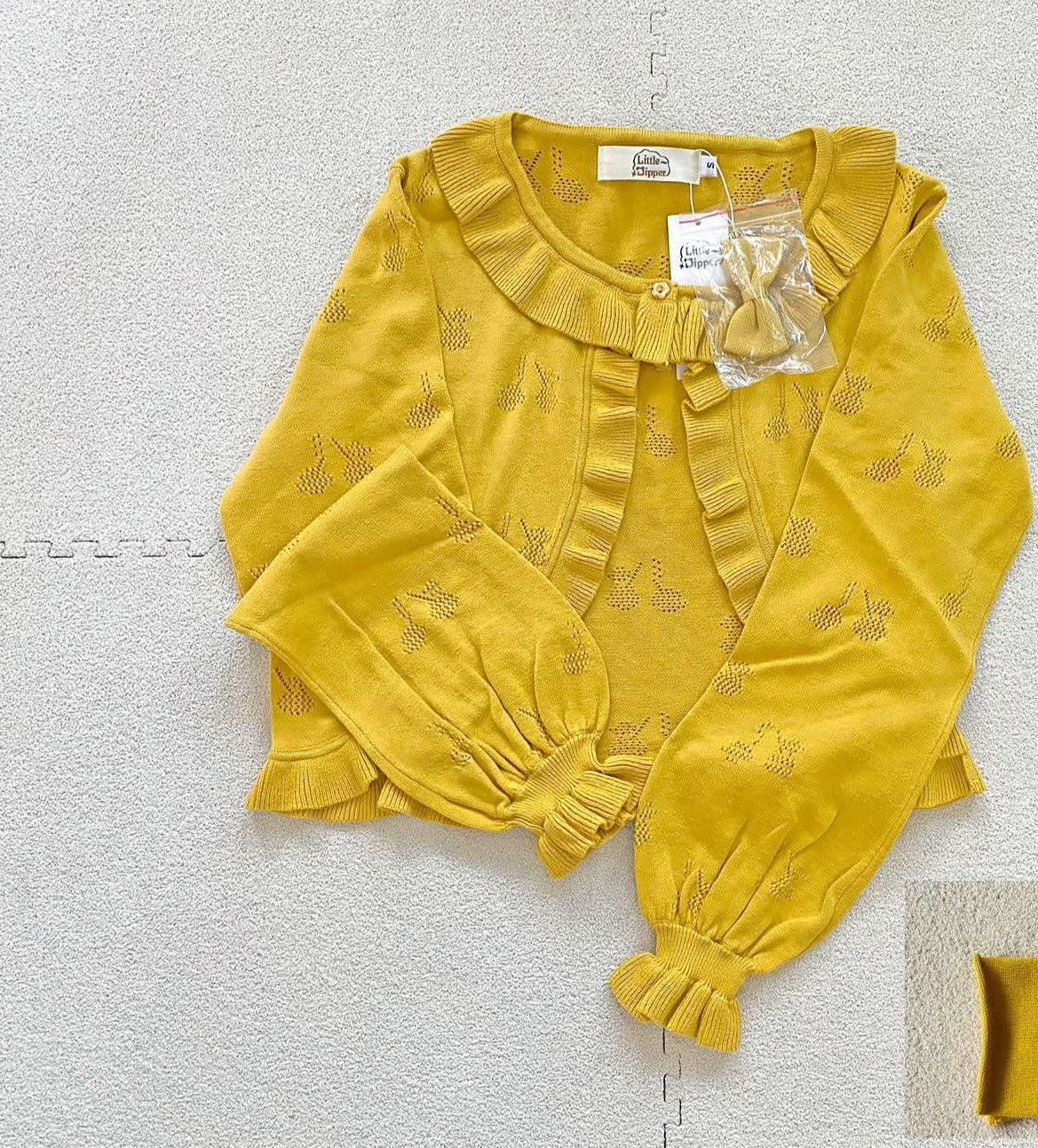 Little Dipper - Sweet Lolita Coat Long-sleeved Cotton Cardigan (large small) 4470:11159