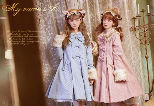 Unideer - Casual Lolita Winter Wool Down Coat Multicolors 8538:93678