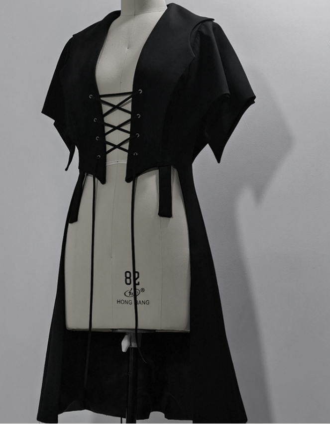 Princess Chronicles - Yan Ye - Ouji Lolita Swallowtail Long Vest S long vest