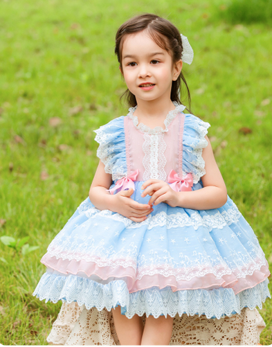 Kid Lolita Light blue Puffy JSK Dress   