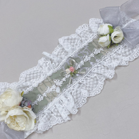 Cat-Romance - A Twilight Feast - Vintage Casual Lolita Summer OP One Size grass green hairband