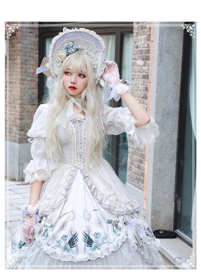 YingLuoFu - Rose Girl - Lolita Tea Party Wedding OP Dress