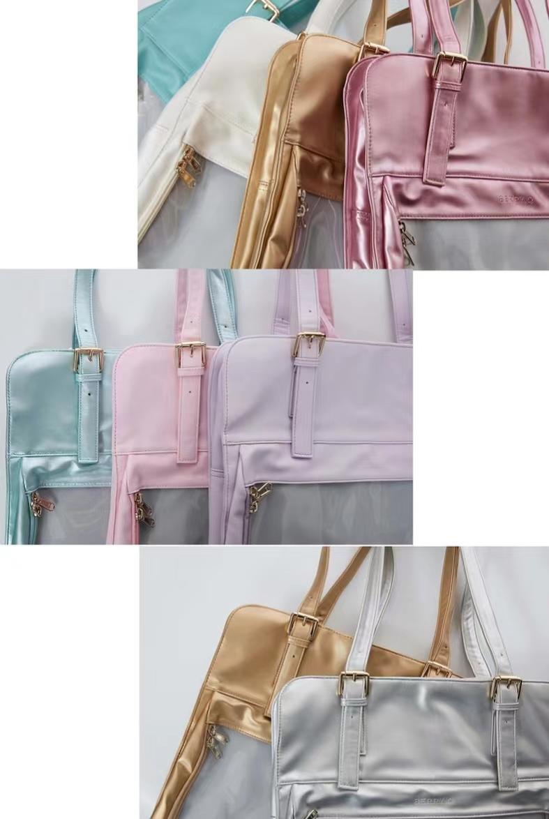 BerryQ - Casual Lolita Transparent Crossbody Ita Bag