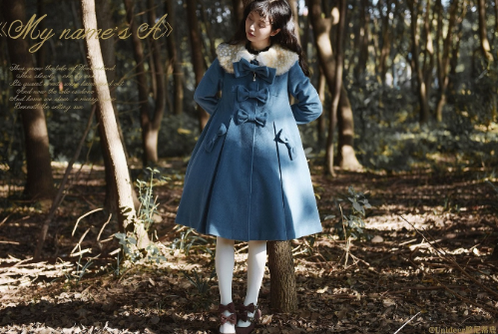 Unideer - Casual Lolita Winter Wool Down Coat Multicolors 8538:93670