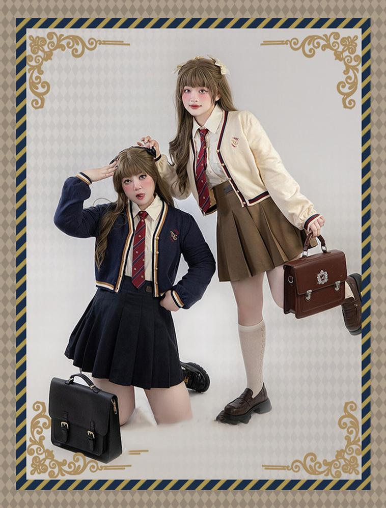 Yingtang - Plus Size Lolita JK Suit Royal College Vintage