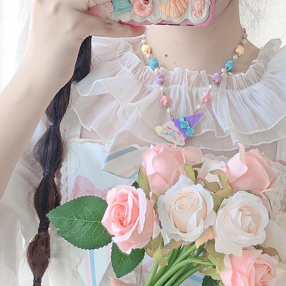 Halloween Alice - Halloween Ice Cream Sweet Short Necklace
