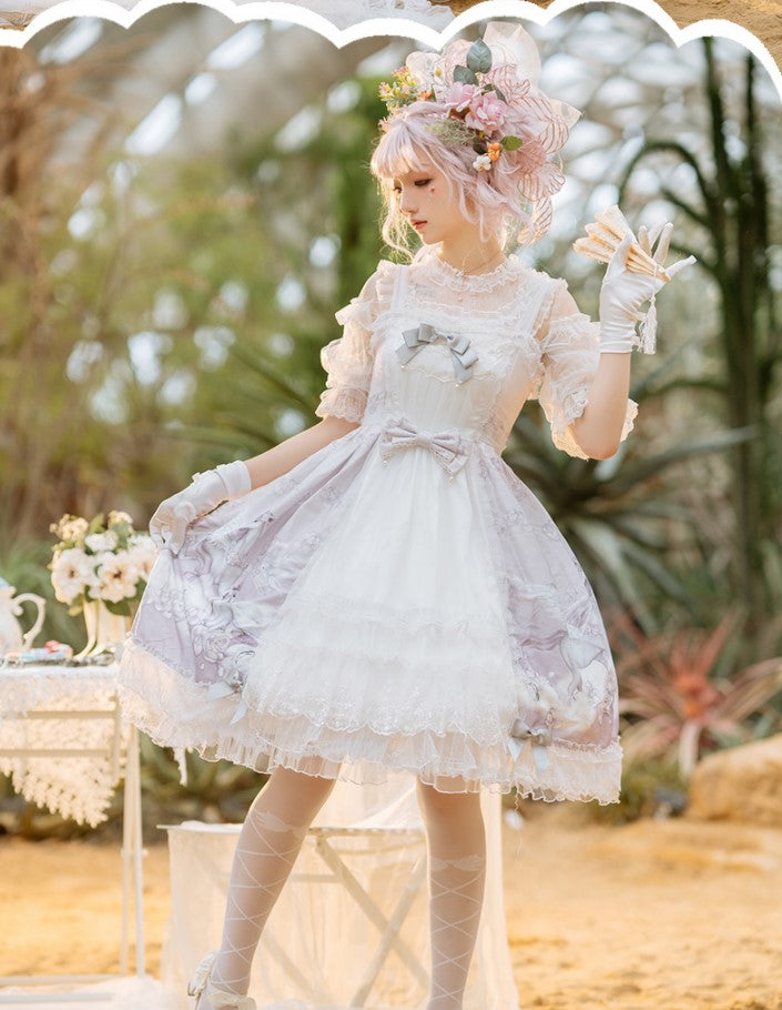 Confession Balloon - Unicorn - Sweet Lolita Dress and blouse Multicolors