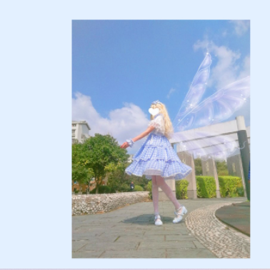 Sakurada Fawn~Sweet Lolita Jumper Dress Bubble Gum Daily Plaid JSK   