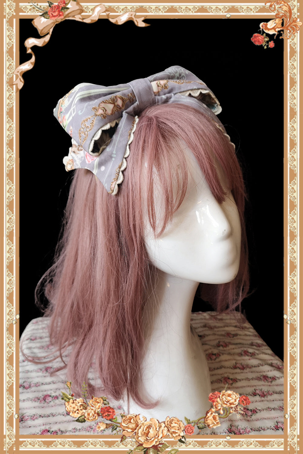 Infanta - Portrait of a Little Lady - Classic Lolita Jumper Dress S grey-purple KC