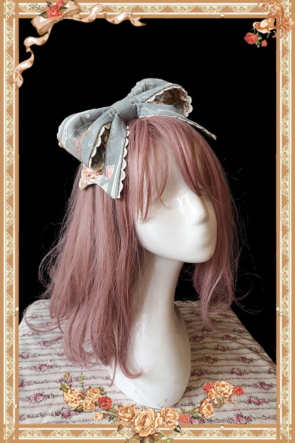 Infanta - Portrait of a Little Lady - Classic Lolita Jumper Dress S grey-green KC