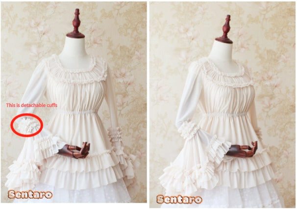 Sentaro - Shufrey - Classic Elegant Multicolor Lolita Blouse