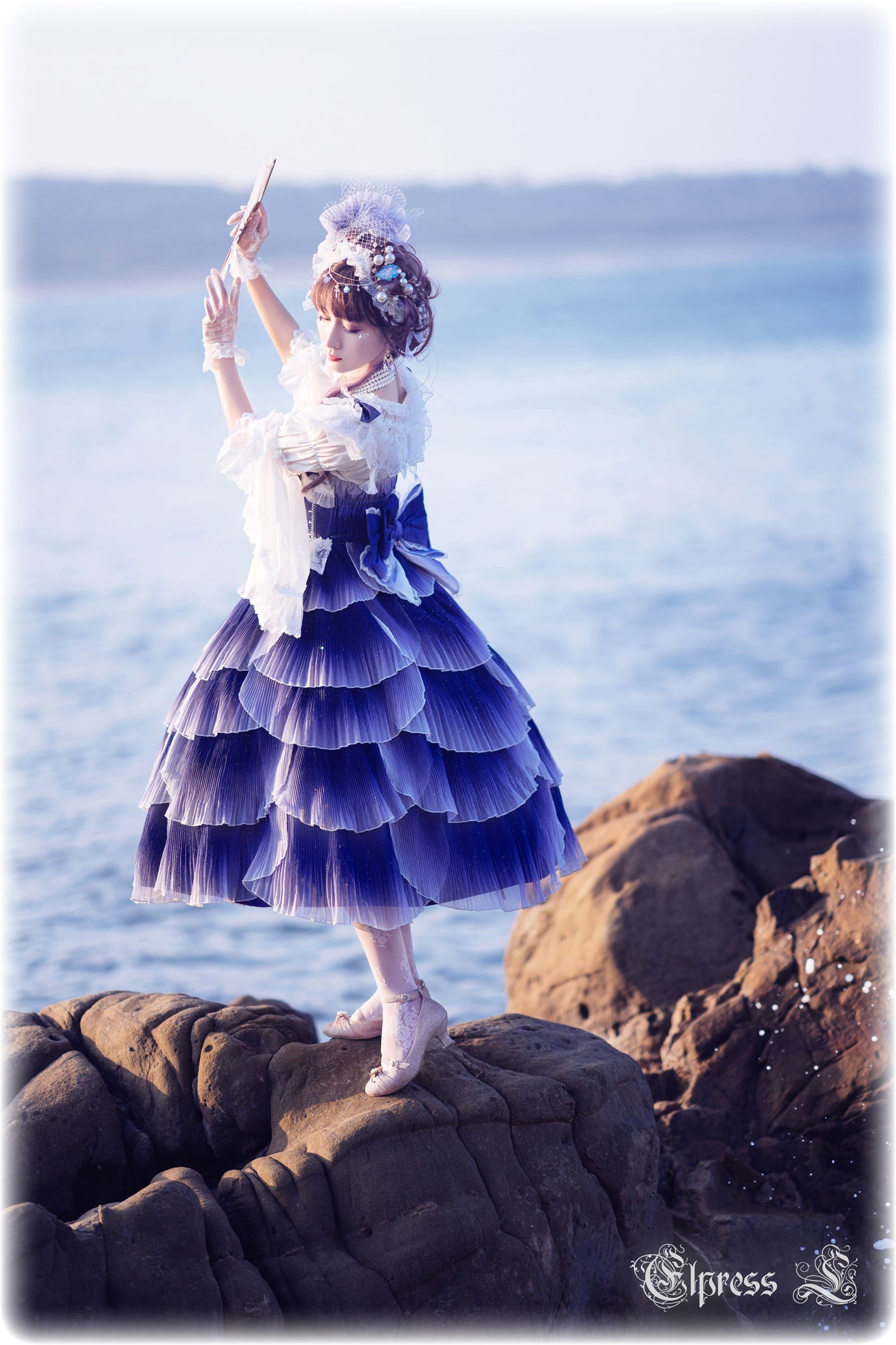 Elpress L - Fish Scale - Elegant Lolita JSK