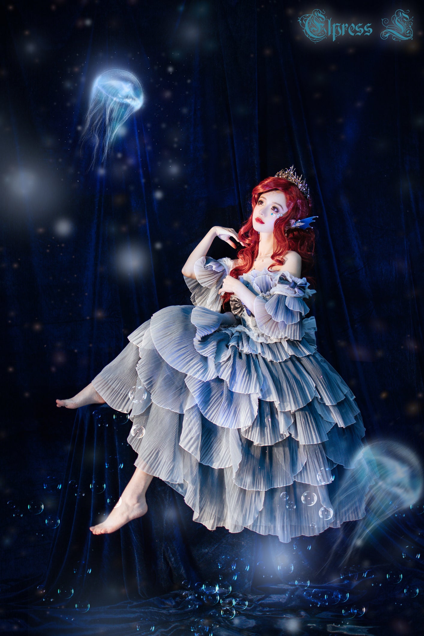 Elpress L - Fish Scale - Elegant Lolita JSK