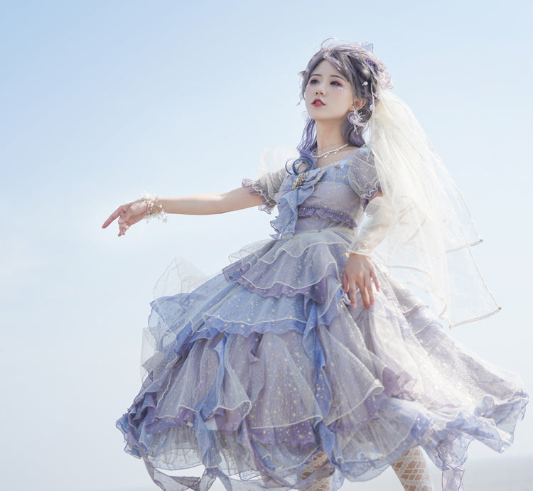 Fantastic Wind - Girl from the Deep Sea - KiraKira Chiffon Gauze Lolita OP