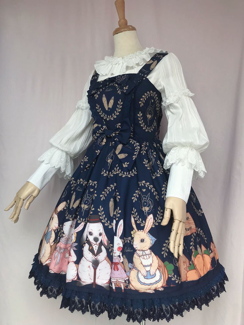 Yilia - Plush Size Lolita Mutton Sleeve Blouse