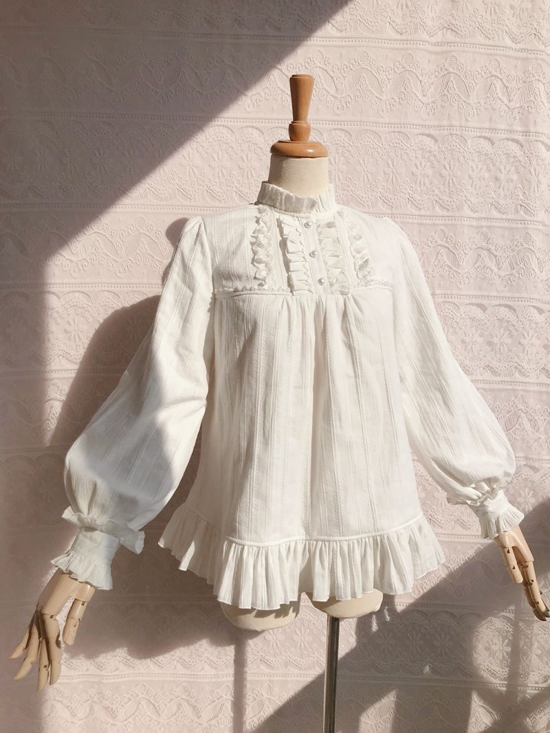 Japanese Fashion Lolita Long Sleeve Blouse – 42Lolita