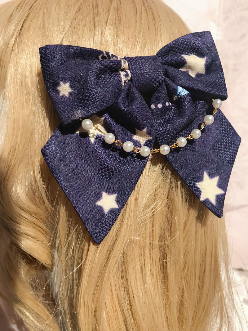 Yilia - Peacock Cross - Sweet Lolita Headdress