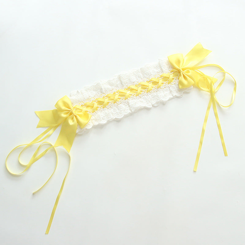 Sweet Kid Lolita Lace Hair Band yellow (yellow) 9996:119194