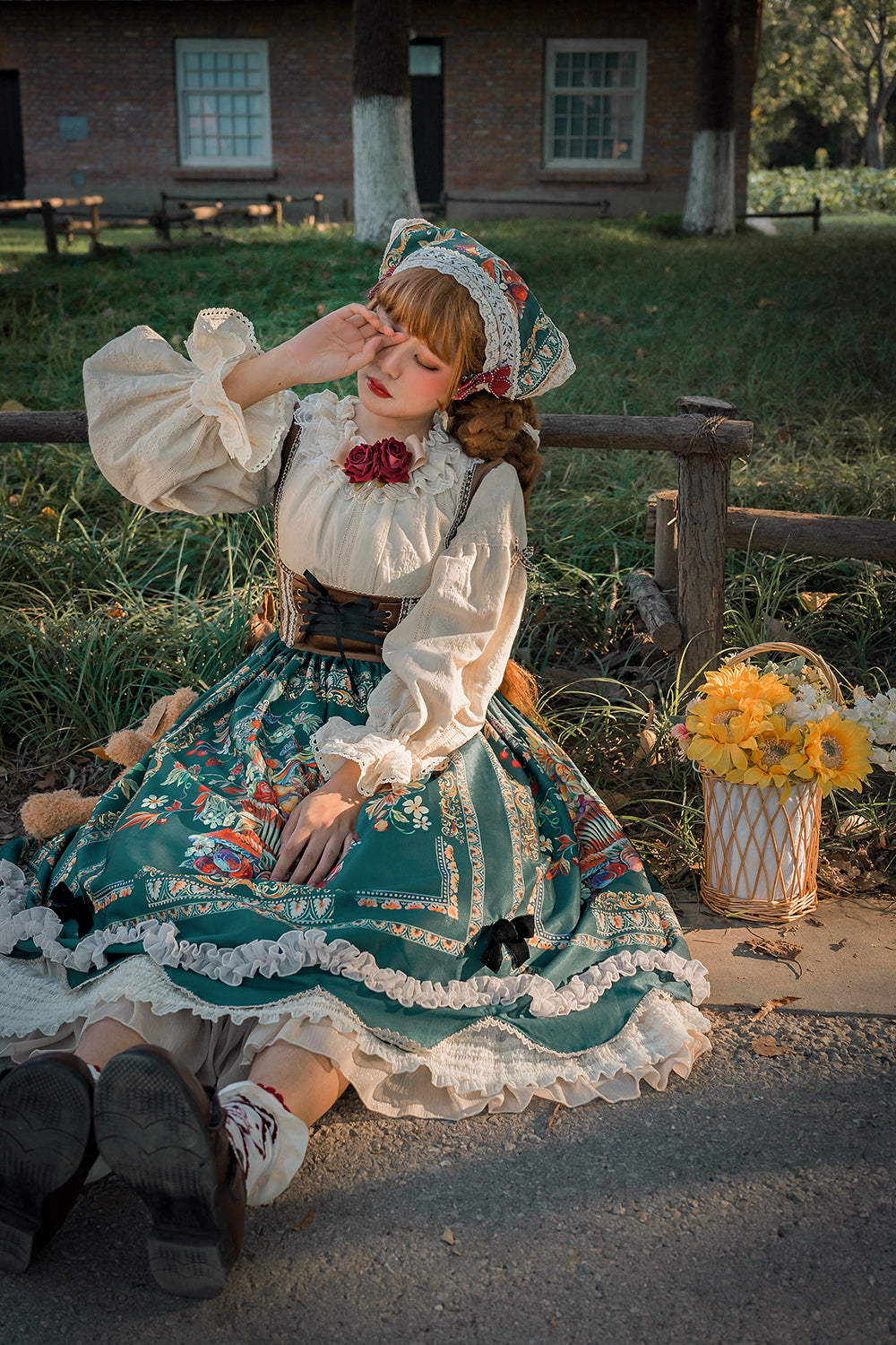 Miss Point - Rich Hymn - Lolita Bavarian Long Velvet JSK
