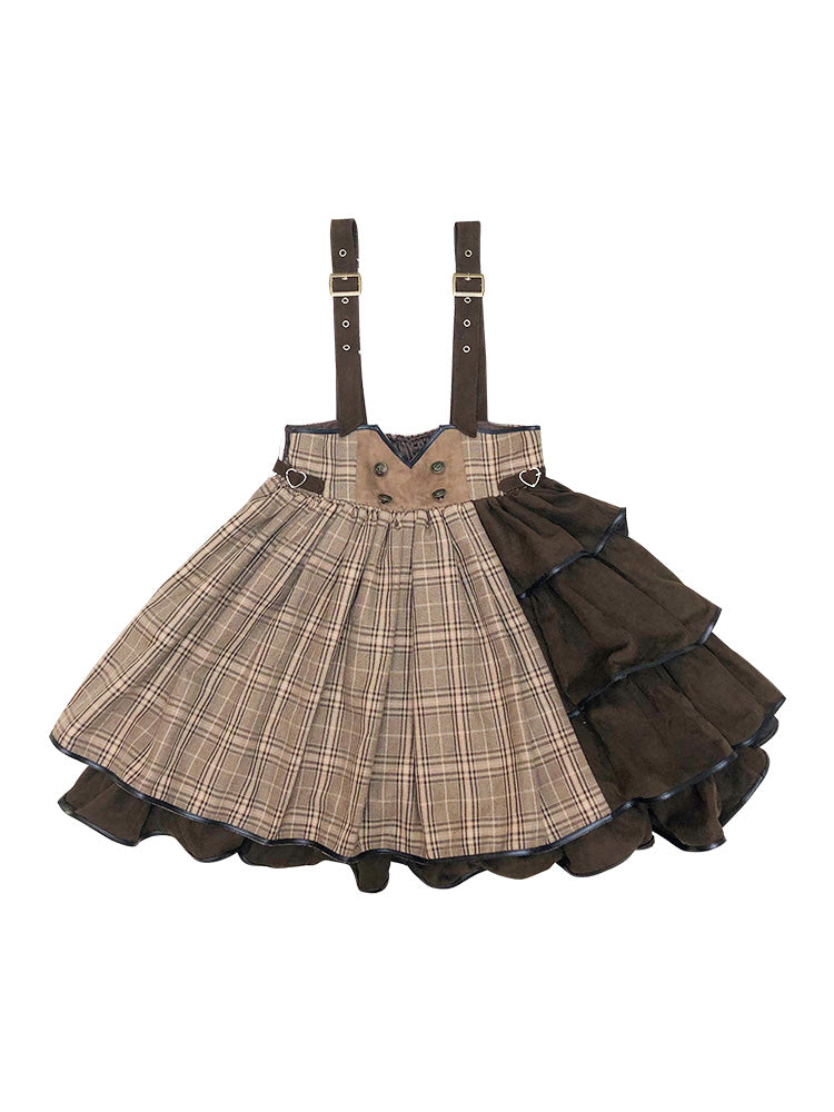Honey Machine - Little Detective - Gothic Punk Lolita Salopette One Size SK only