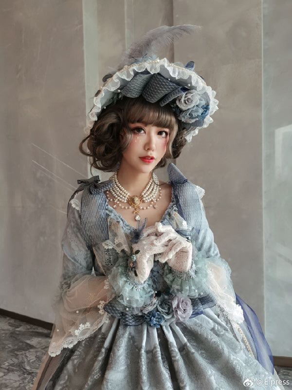 Rose of Sharon~ Classic Lolita Tiered Pearl Chain 1604:48759