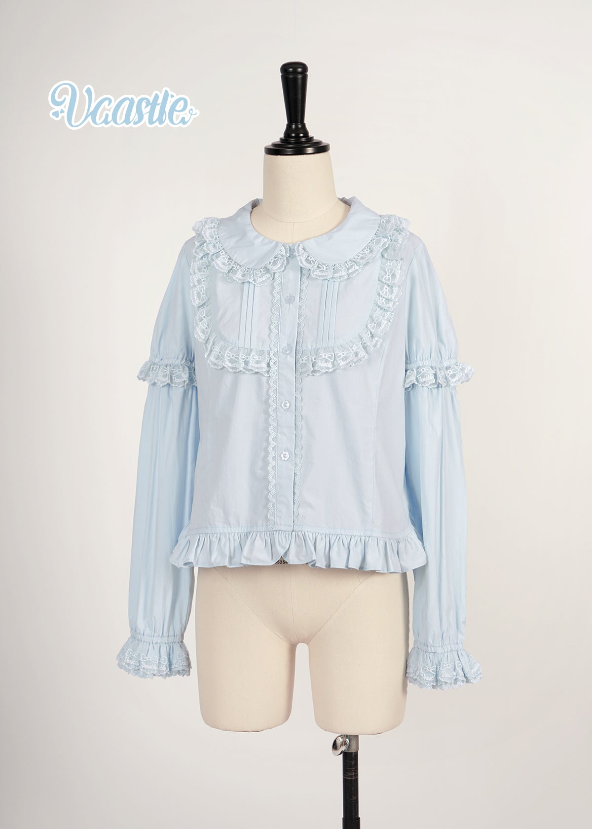 (Buyforme)Vcastle~Fondant Horse~Blue Doll Collar Lolita Shirt S light blue  