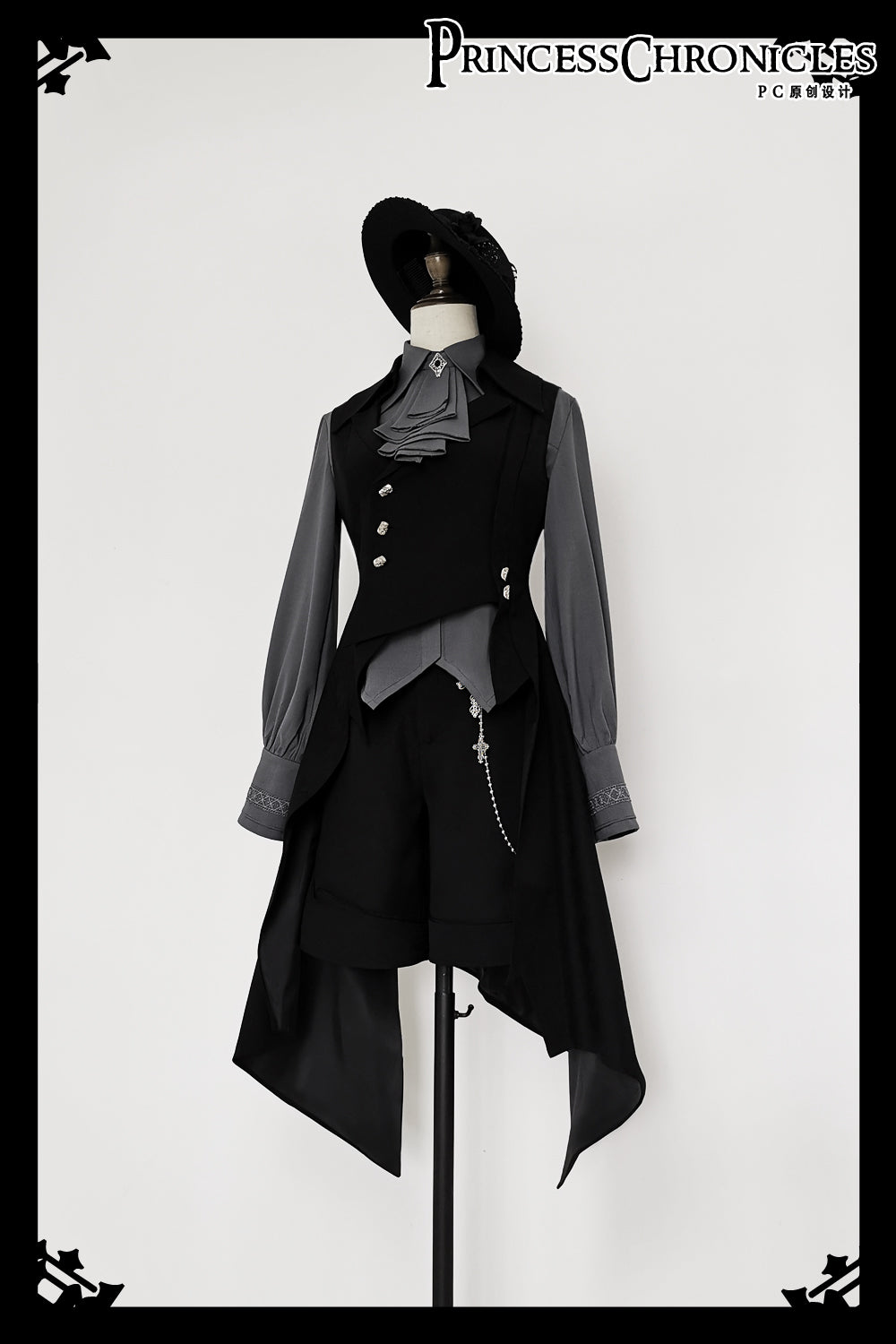 Princess Chronicles - Red Shadow - Irregular Ouji Lolita Prince Vest 200:65545