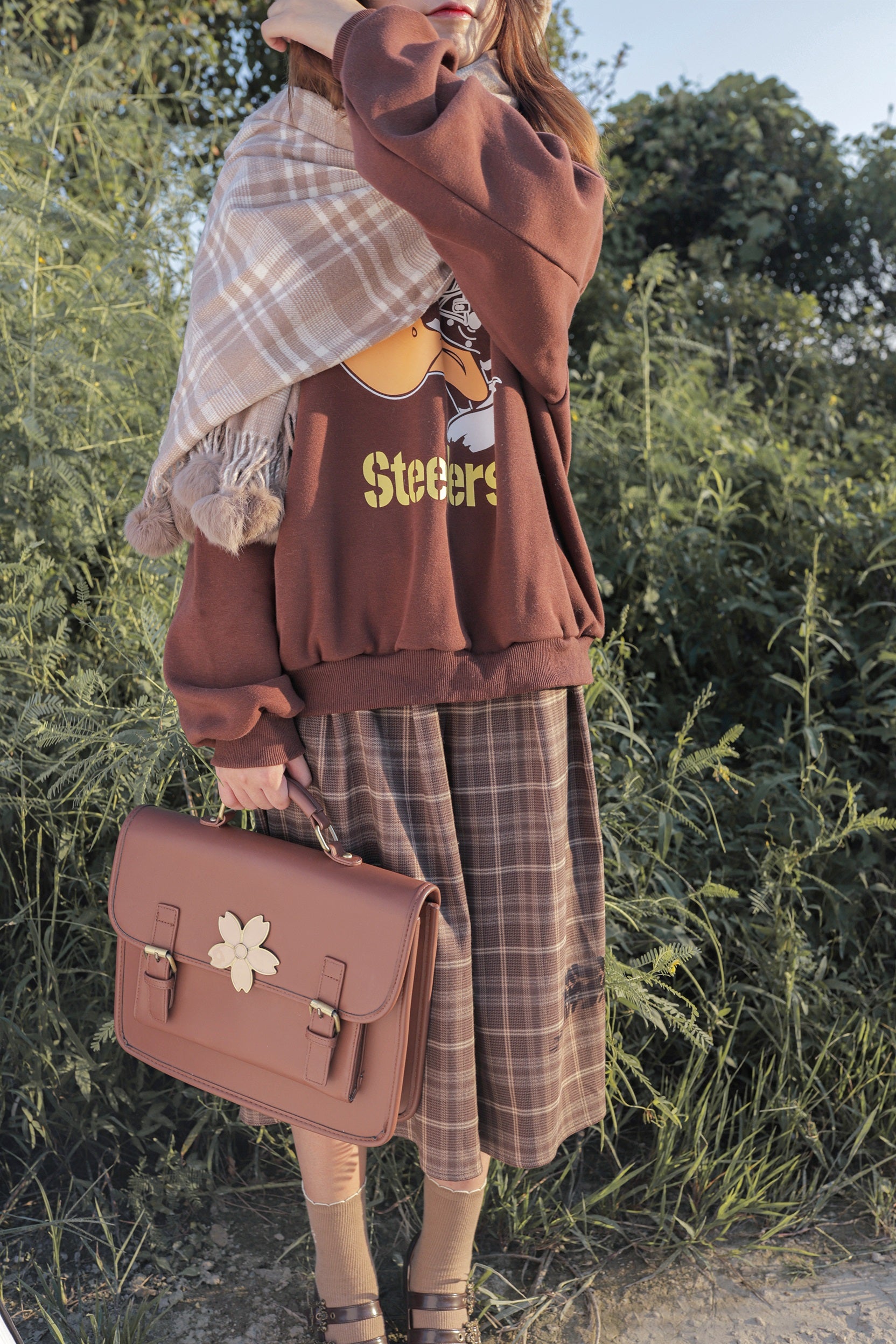 YuanSu - Vintage Loose Lolita Corduroy Pants