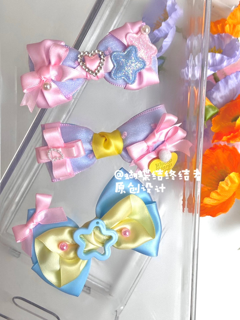 Bow Terminator - Sweet Lolita Headwear Handmade Hairpin