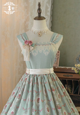 Miss Point - Elegant Lolita Head Accessory ivory belt B