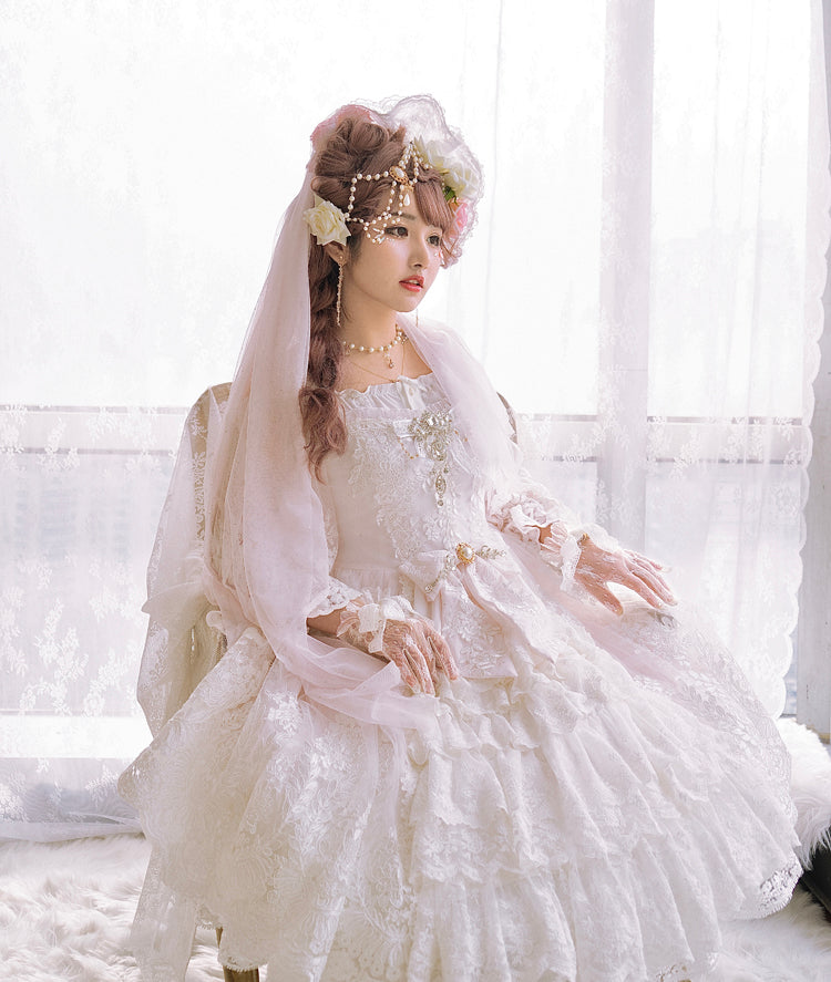 Sweet Wood - Secret Garden In Midsummer - Elegant Lolita Bridal JSK 7694:84464
