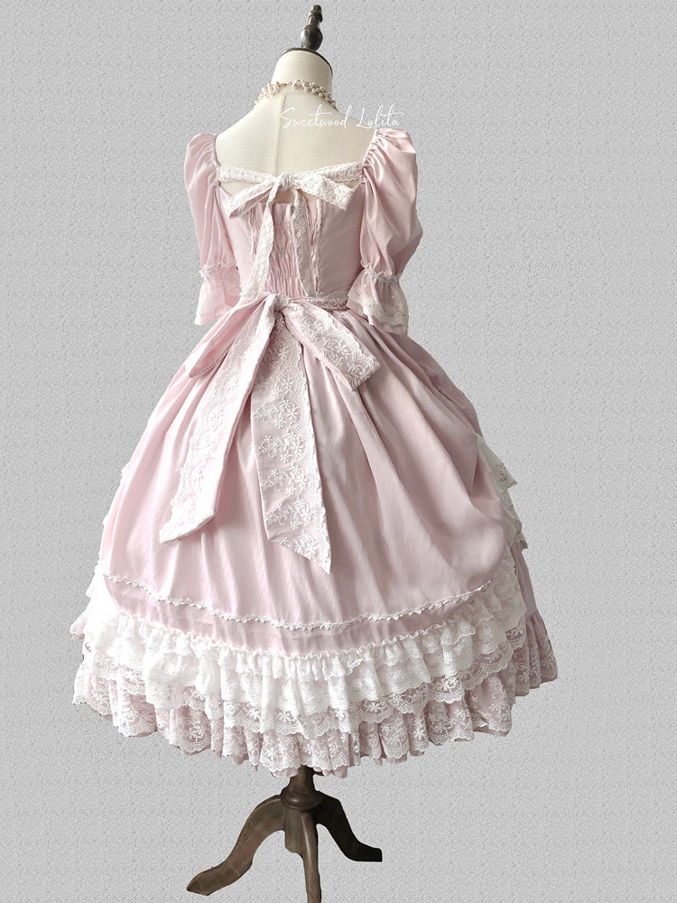 Sweet Wood - CLA Vintage French Lolita OP Dress 3802:20919