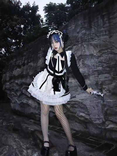YourHighness~Circuit Board~Gothic Maid Lolita OP   
