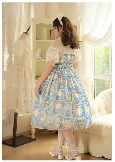 NanShengGe ~Sweet Lolita Short Sleeve Blouse M(short sleeve) white 