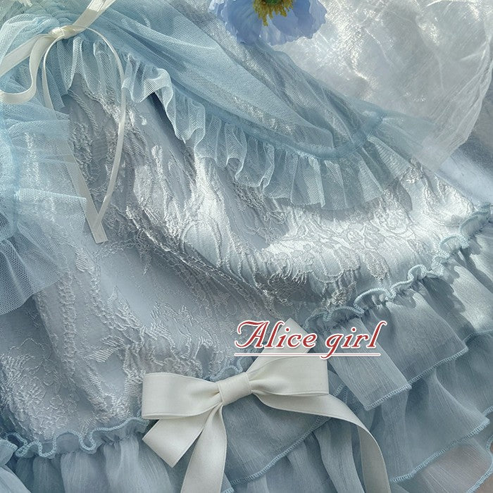Alice Girl~Cross Maiden~Gothic Lolita Dress Ballet Halterneck Lolita JSK Dress 104:66929